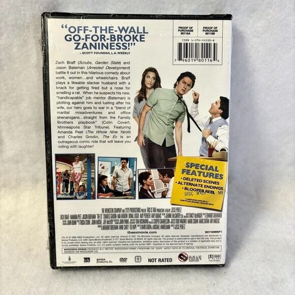 DVD Comedy 4 Pack The EX  Paul Blart Mall Cop 1 & 2 Miss Congeniality 2 Movies - Picture 7 of 11